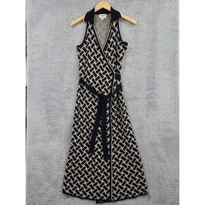 Diane Von Furstenberg x Target Geometric Knit Wrap Dress Women's Size XXS